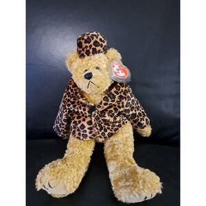 13" Ty Attic Treasures Isabella‎ the Bear with Hat +Jacket P.V.C. Pellets